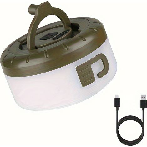 Guirlande lumineuse de camping, guirlande lumineuse rechargeable USB 2 en 1, lampe de camping portable, guirlande lumineuse robuste pour tente, convient à (1/5)