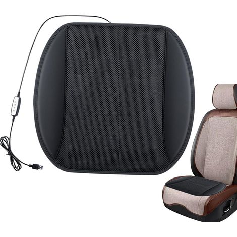 Housse de Siège Auto,Tapis d'été respirant pour longues assises,Coussin de Siège Auto avec Ventilateur Soufflant pour Camping-Car Utilitaire SUV Berline Voyages Routiers Camping Excursions Sorties (1/5)