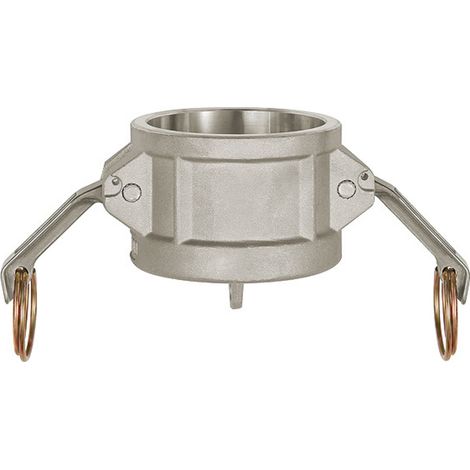Riegler Kamlok-Verschlusskappe, Typ DC, Alu, BG 4, für Stecker-Ø 120 (1/4)