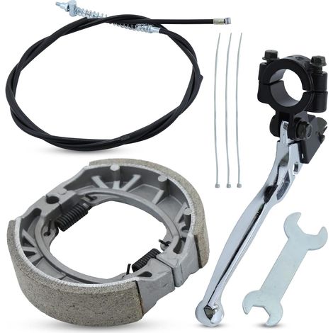Levier de frein de poignée gauche Adefol Câble de frein de tambour arrière Ensemble de mâchoires de frein pour Coleman CT200U CT200U-EX BT200X Baja Warrior MB165 MB200 Massimo 196cc 5.5hp 6.5hp Pièces (1/5)