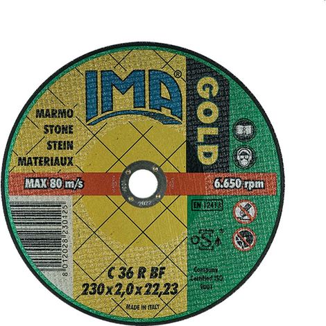 DISCO 230X2.0X22MM MARMO GOLD