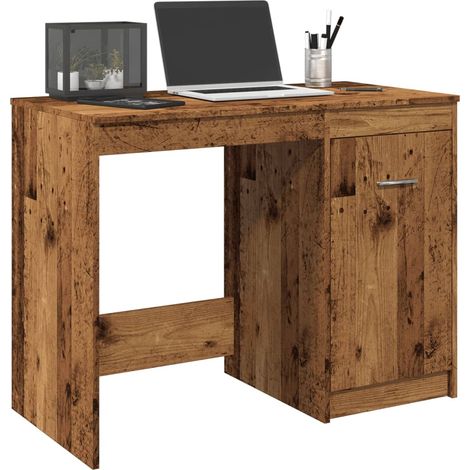 Schreibtisch Altholz-Optik 100x50x76 cm Holzwerkstoff