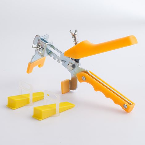 Système de nivellement de carrelage, pinces de sol manuelles, outils de pose de carrelage, positionneurs de carrelage, systèmes de nivellement