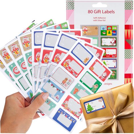 TG80050 Autocollants cadeaux (80 pièces) pour sac cadeau (1/5)