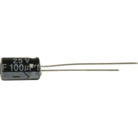 Condensateur électrolytique Fixapart 100/25PHT Ra. 100 µF 25 V 105