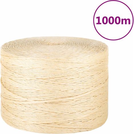 Corde 100 % sisal 3 mm 1000 m (1/4)