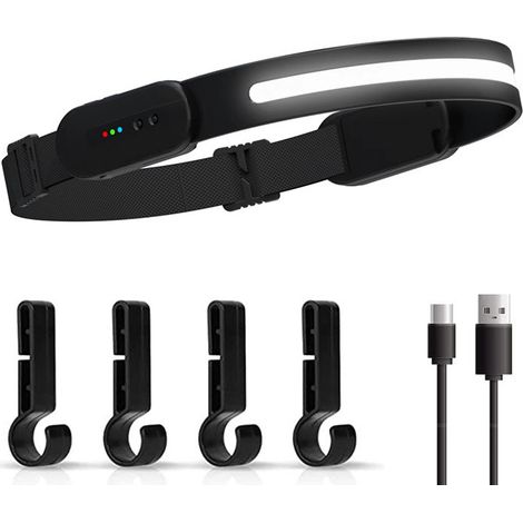 Cette lampe frontale Bluetooth rechargeable est équipée d'un détecteur de mouvement. Légère, flexible, étanche IPX4 et réglable jusqu'à 230 degrés, elle est également classée A+++ pour son efficacité (1/5)