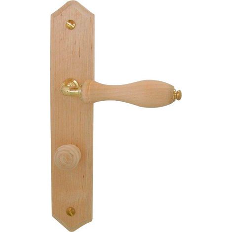 Maniglia porta in legno rustico con chiusura - Dt2000