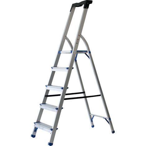 Leiter pavo 5 Stufen Aluminium robust leicht