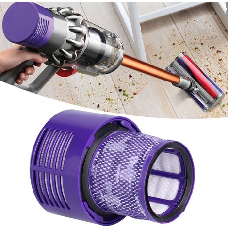 SJLERST Filtre pour Dyson V10, Filtre de remplacement lavable pour aspirateur Dyson V10 Absolute Cyclone Serie Animal Total Clean Aspirateur (1/5)