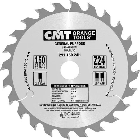291.150.24H LAMA X LUNGO/TRAVERSO VENA HW 150x2.4/1.4x20 Z24 15ATB