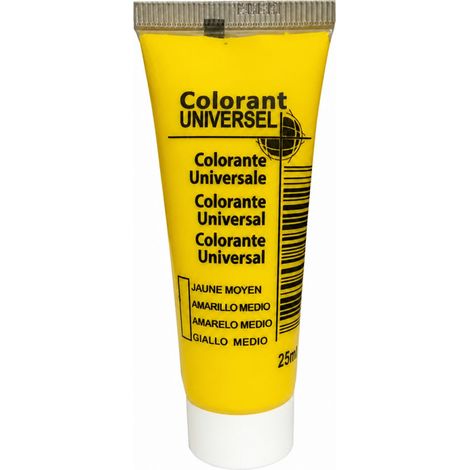 Universalfarbstoff, 25ml Tube, mittelgelb.