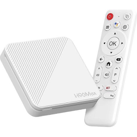 Le boîtier TV intelligent H96 MAX H313 est doté d'Android 14, de 2 Go de RAM, de 16 Go de stockage, du WiFi 6.0, du Bluetooth, de la prise en charge 4K HD, de Google Play et d'un lecteur multimédia in (1/5)