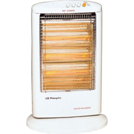 Orbegozo Halogen Space Heater White 1200W Oscillating