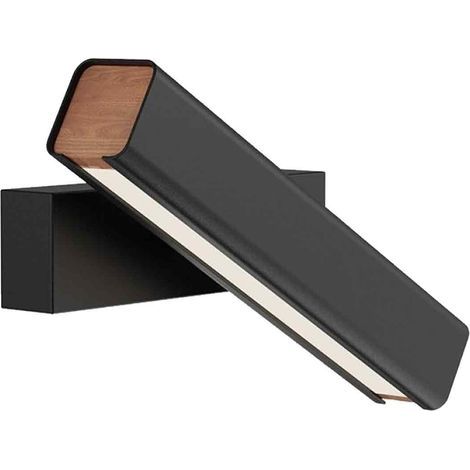 Lampe de chevet murale-lumière chaude-Applique murale noire - rotative (1/5)
