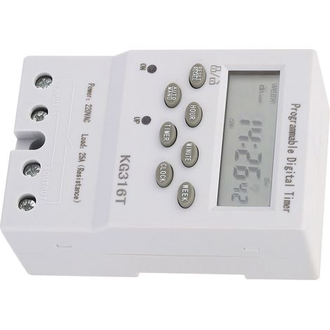 Interrupteur horaire à microprocesseur Belme KG316T 220 V (1/5)
