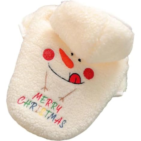 Vêtements pour chiens Noël réglable Bonhomme de neige Hoodies Costumes (1/5)