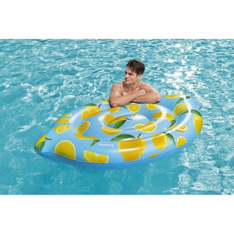 Bestway Ile gonflable parfumée citron Scentsational Lemon 176 x 123 cm (1/5)