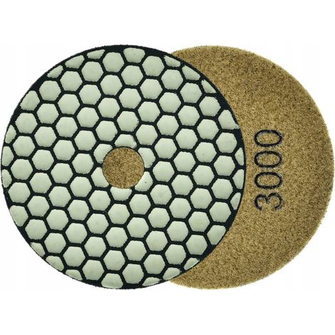 Disco lucidante Geko gr3000 100 mm grana diamante velcro