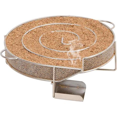 Générateur de fumée froide rond 19,5 cm acier inoxydable CFW99994 (1/5)