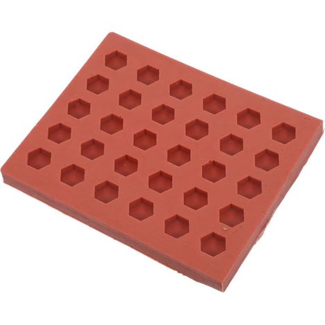 Moule à Briques en Silicone, Moule à Pavés en Ciment, Hexagonal, pour DIY, Démoulage Facile, Modèle Réaliste, pour Mini Jardins et Projets de Bricolage (1/5)