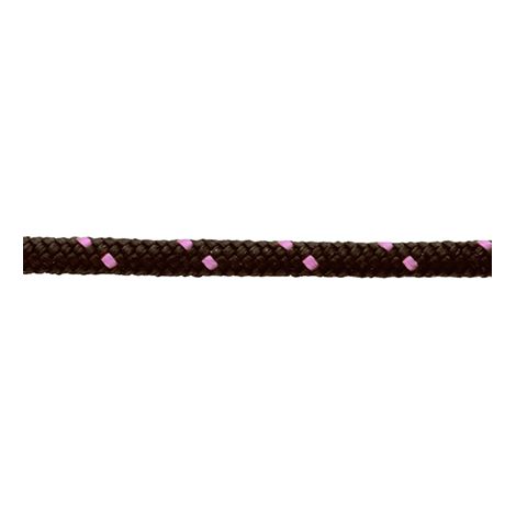 Corda in polipropilene Ø 6 mm. nero - rosa 60 mt.