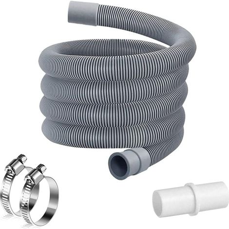 3M de Vidange pour Machine à Laver,Tuyau de Machine à Laver,Rallonge de Tuyau,Kit d'Extension Flexible de Vidange Universel pour Lave-linge et Lave-vaisselle (1/4)