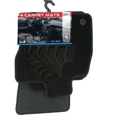 Tapis moquette compatible avec Audi A3 8V ap12 sur mesure 4 pieces noir