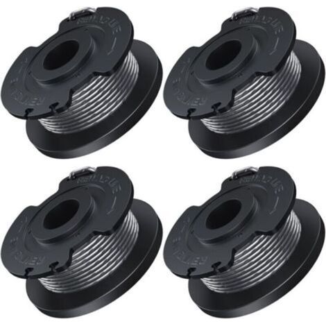 1,6 mm Durchmesser, 5 m Länge, Rasentrimmerfaden kompatibel mit Bosch, geeignet für EasyGrassCut Akku-Rasentrimmer, enthält 4 Stück F016800569 Rasentrimmerspule