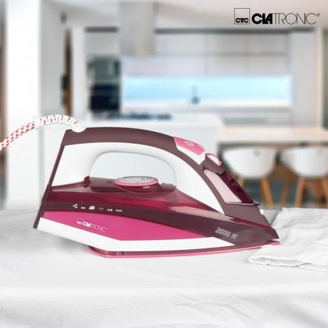 Clatronic DB 3705 Plancha de Vapor Rosa 2600W (1/2)