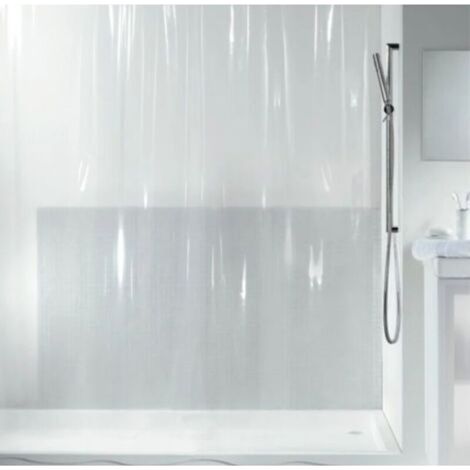Rideau de douche PEVA TRANSPARENT 180x200cm Transparent Spirella (1/5)