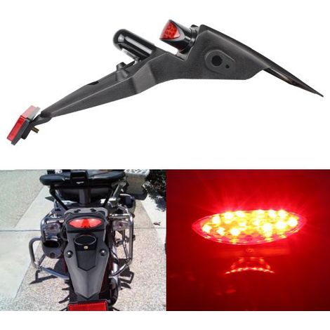Motorcycle spare parts, off-road vehicle modifications, rear fender, taillight, rear spoiler, LED signal light kit