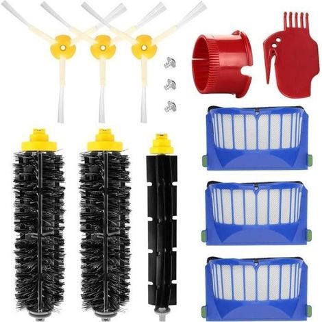 Ersatzteilset für iRobot Roomba 600, 650, 620, 651, 621, 615, 616, 605 – Ersatzfilter (1/4)