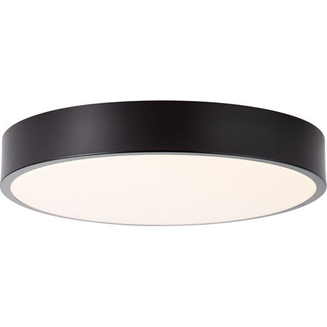BRILLIANT Lampe Slimline LED Deckenleuchte 33cm weiß/schwarz 1x 12W LED integriert, (800lm, 3000K) Energiesparend und langlebig durch LED-Einsatz (1/5)