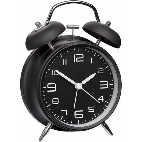 TFA Dostmann 60.1025 mécanique Réveil noir Heures de réveil 1 (1/6)