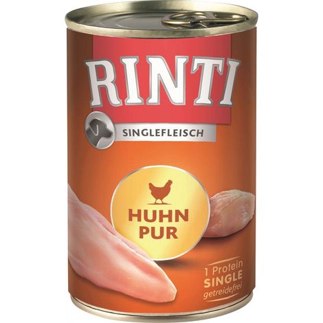 Rinti Singlefleisch Hundenassfutter Adult getreidefrei 400 g Huhn