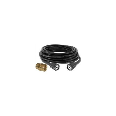 Tuyau pour Nettoyeur Haute Pression, Tuyau de Nettoyage à Filetage M22-14 x 10 m, Garage Industriel pour Entreprise de Nettoyage de Voiture