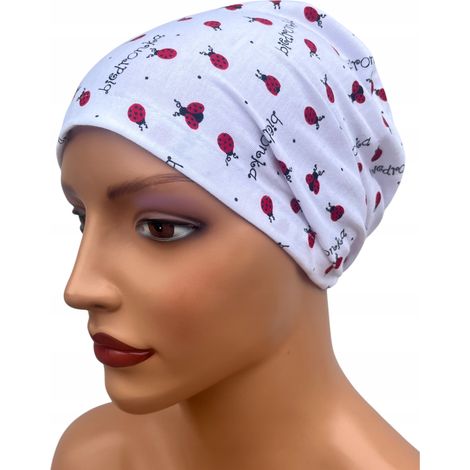Foulard Aga coccinelle pour femme, en coton, taille unique (1/5)