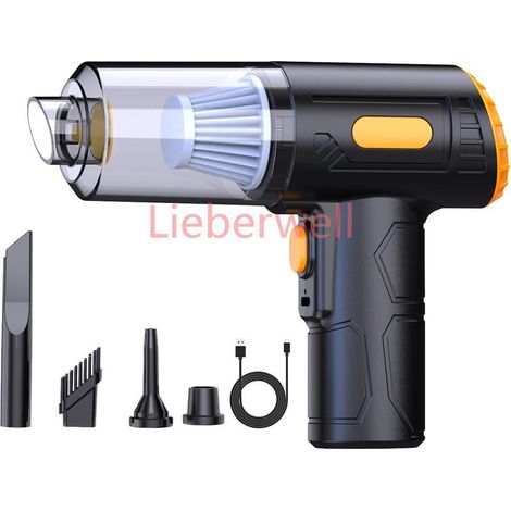 Aspirateur sans fil à aspiration puissante, Mini nettoyeur humide et sec Portable TYPE-C pour voiture, Charge rapide, Compact, Durable et pratique,Aspirateur pour voiture