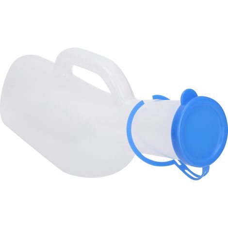 Urinoir en plastique pour homme, flacon pour recueillir l'urine d'un patient âgé et alité, 1000 ml (1/5)