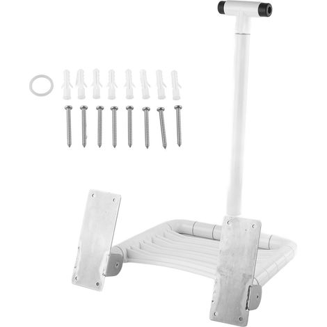 Wandmontierter, klappbarer Duschsitz, Badezimmerhocker, klappbarer Duschstuhl (1/5)