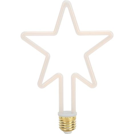 Ampoule décorative LED E27/2700K 8W, lampe étoile à 5 branches pour Festival intérieur 220-240V (1/5)