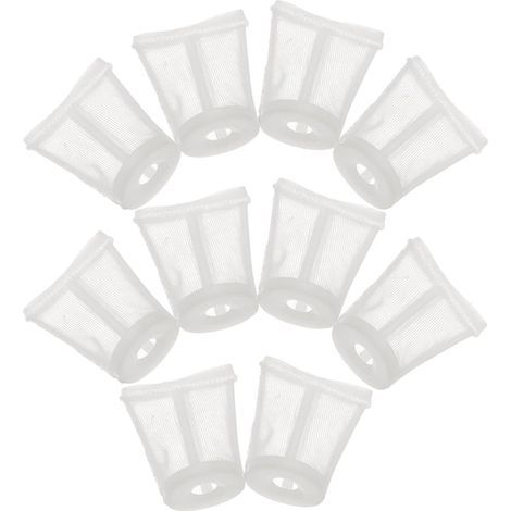 12mm Filtres à Mailles Fines 120 Mesh 10 Pièces pour Pistolet à Peinture, Filtre Inférieur Compatible Pulvérisateur sans Air et Peinture Spray (1/5)