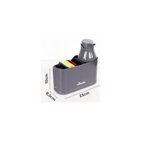 ORGANIZADOR DISPENSADOR JABÃ“N PARA FREGADERO - DINTEX