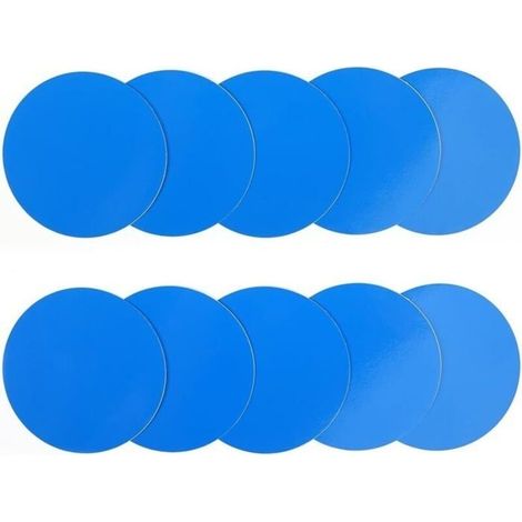 10-Piece Underwater Inflatable Pool Patch for Spa, Pool Mattress, and Float, Pool Liner Glue - (Turning, Self-Adhesive) (1/5)