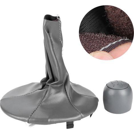 Pommeau de levier de vitesses à 5 rapports avec soufflet anti-poussière 71775051 Compatible avec Fiat Panda 500 et 500C (1/5)