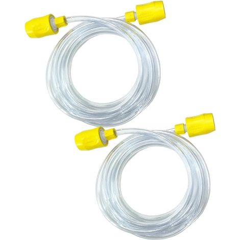 Lot de 2 tuyaux de rechange pour nettoyeur haute pression, compatibles avec PUZZI 8/10 100 10/1 10/2 8/1C 200, conçus pour aider les injecteurs et l'efficacité de la pulvérisation (1/4)