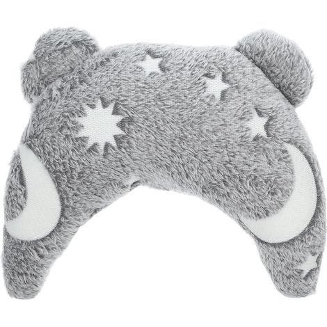 1 - Coussin pour Chat - Oreiller pour Chien - Forme en U pour Soutien Cervical - Tissu Doux pour Sommeil Apaisant - Usage Maison et Voyage - Multicolore - 21,50 x 18,50 x 6,50 cm (1/5)