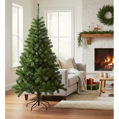Albero di Natale 180 cm - 493 Rami Apertura, Verde, -, 180h cm Sucre