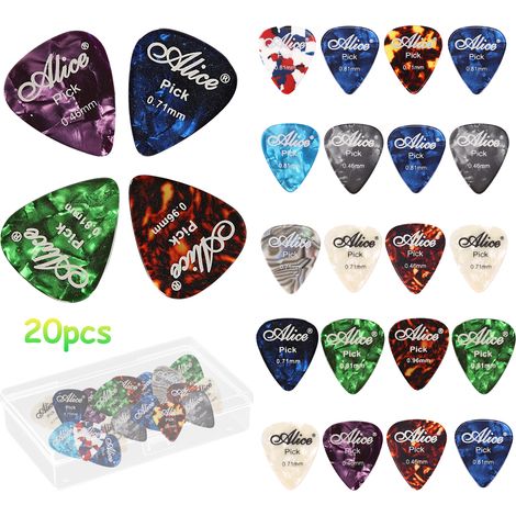 20PCS color guitar paddle-4 sizes (1/5)